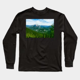 The Rocky mountains on a spring day Long Sleeve T-Shirt